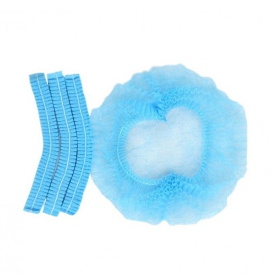 Gorro circular plegado azul