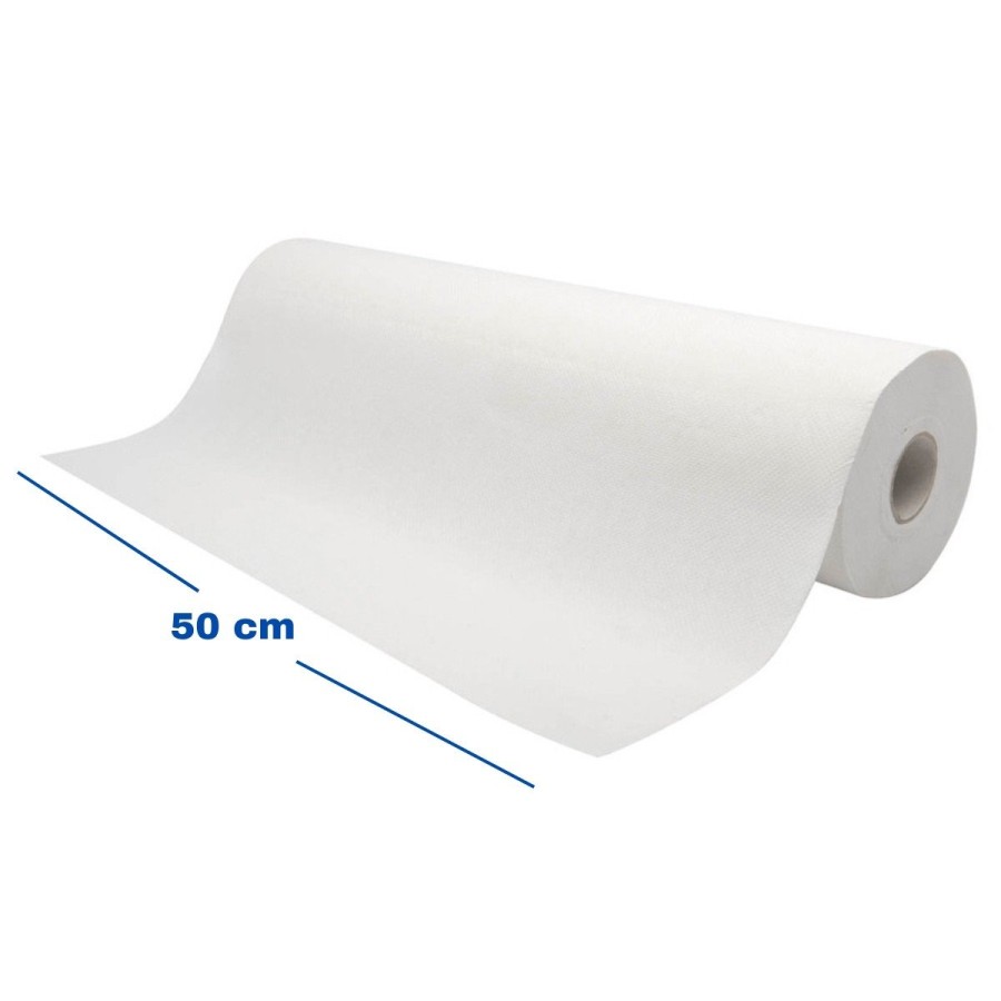 Papel Camilla pura pasta de 2 capas, con precorte en 50cm.