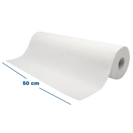 Papel Camilla pura pasta de 2 capas, con precorte en 50cm.