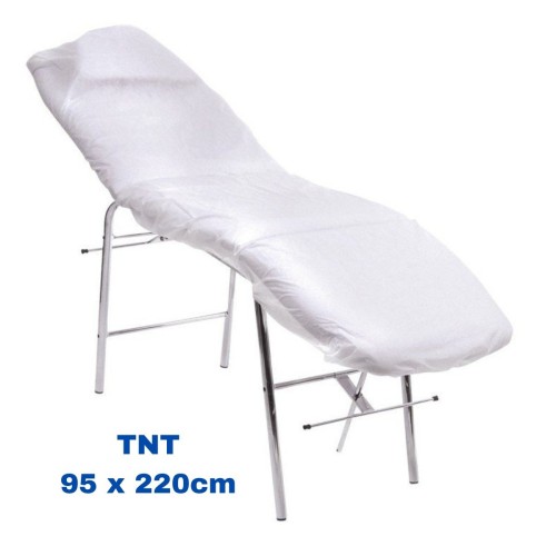 Sábana desechable para camillas ajustable blanca 95x220 cm 20g pp.
