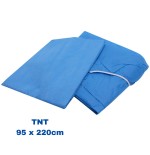 Sábana ajustable Azul TNT  95 x 220cm. (100 uds.) Entrega 24/48 horas.