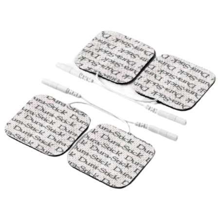 Electrodos adhesivos para tens Dura-Stick 5x5 con cable