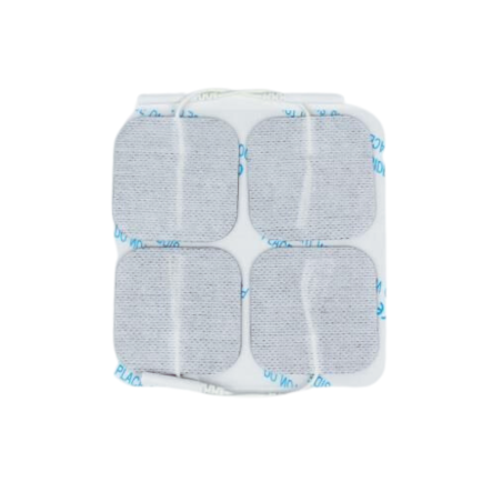 Electrodos Autoadhesivos 5x5 con cable.  (4 uds)