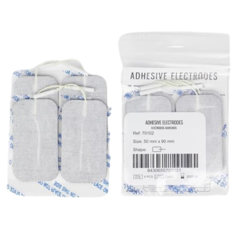 Electrodos Autoadhesivos 5x9 con cable.  (4 uds). Entrega 24/48h.