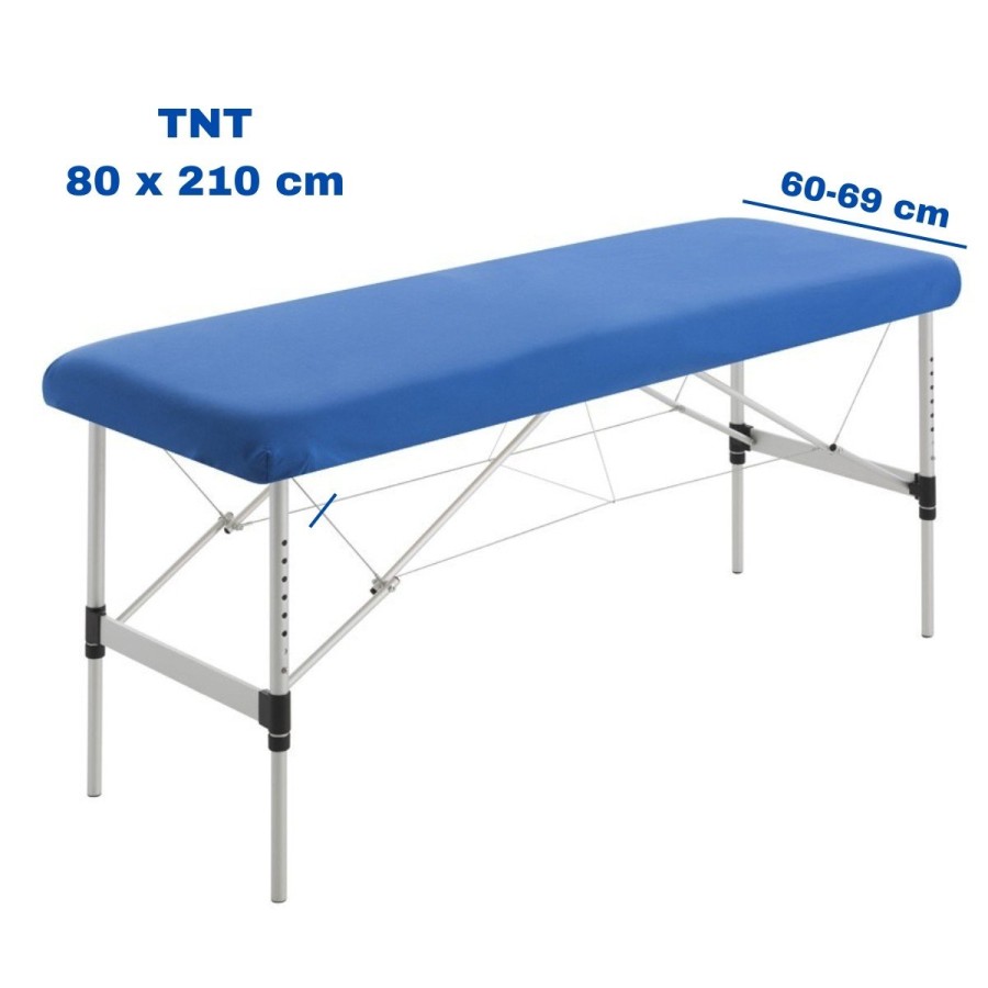 Sabana ajustable en tejido no tejido 30g. 80x210 cm (100 uds)