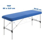 Sabana ajustable en tejido no tejido 30g. 80x210 cm (100 uds)