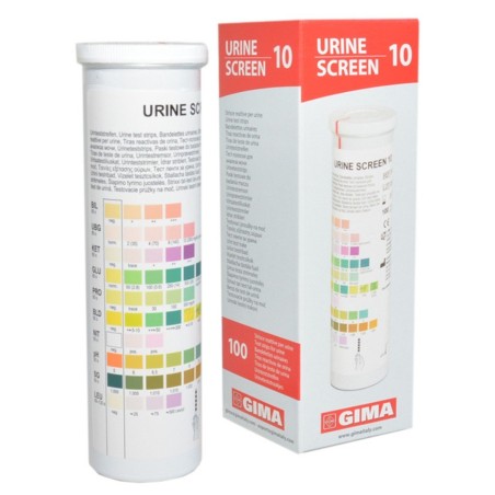 Tiras de orina en botella - 10 parámetros - profesional