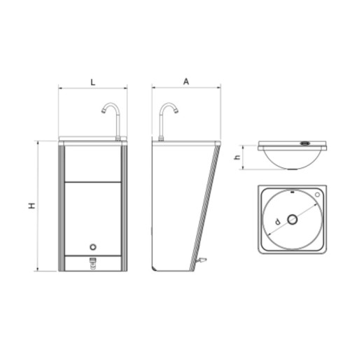 Lavamanos Registrable Portátil