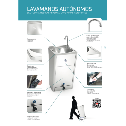 Lavamanos Registrable Portátil