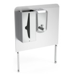 Peto Postizo, Jabonera Inox Y Dispensador De Tissues