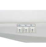 Camilla alta gama eléctrica 3 motores TEMPO Blanco.