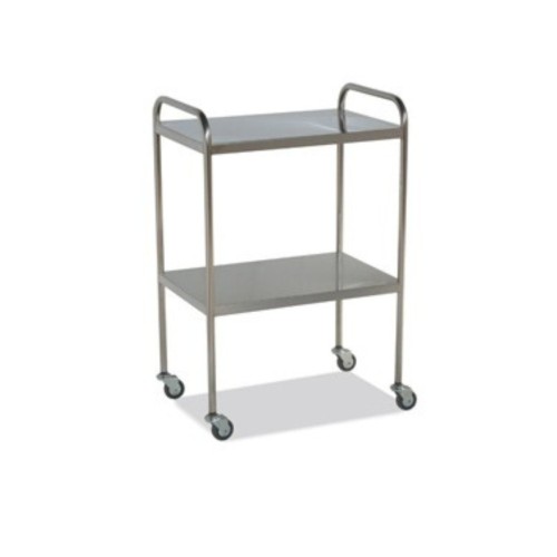 Mesa Auxiliar Inoxidable 2 Lisos. 2 empujadores