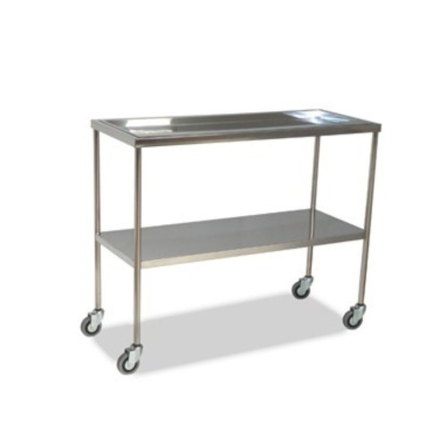 Mesa para Instrumental de acero Inoxidable. Mobiliario Clínico.
