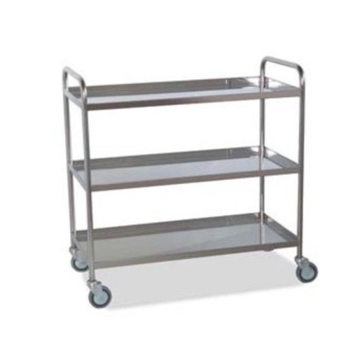 Carro Comidas 3 Estantes Con Reborde