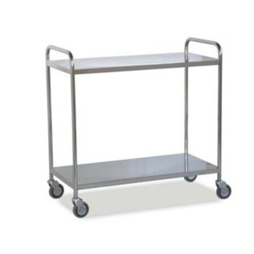 Carro Ropa Limpia 2 Estantes Lisos y Fijos. Mobiliario clínico.