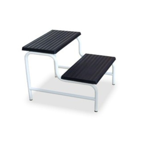 Banqueta 2 tramos blanca