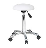 Taburete media esfera blanco modelo PRACTI. Ver disponibilidad.