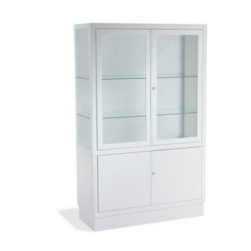 Vitrina pie blanca grande 100 x 40 x 160 cm. Ver variantes. Disponible en Sivemedical