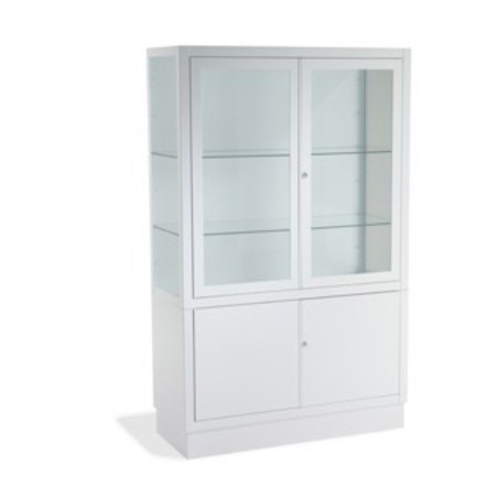 Vitrina pie blanca grande 100 x 40 x 160 cm. Ver variantes. Disponible en Sivemedical