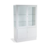 Vitrina pie blanca grande 100 x 40 x 160 cm. Ver variantes. Disponible en Sivemedical