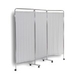 Biombo 3 cuerpos acero inoxidable.