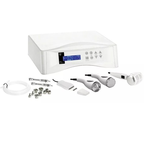 Multiequipo 4 en 1. Microdermoabrasión, ultrasonido, martillo de frio y calor y espátula de exfoliación.