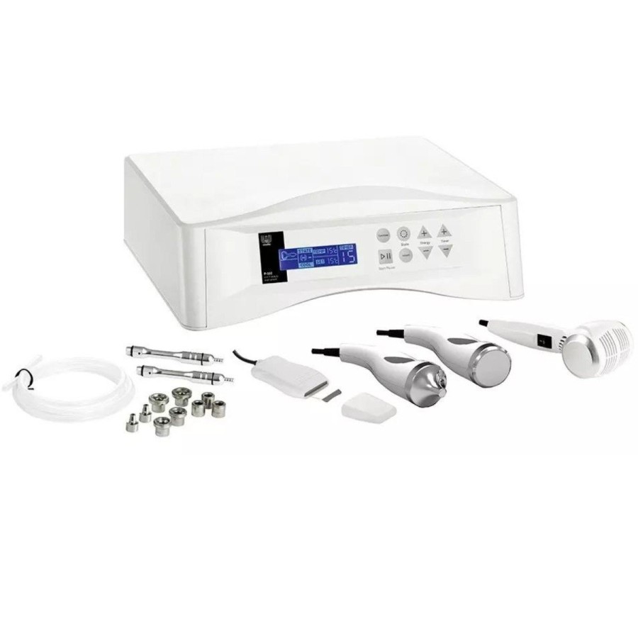 Multiequipo 4 en 1. Microdermoabrasión, ultrasonido, martillo de frio y calor y espátula de exfoliación.