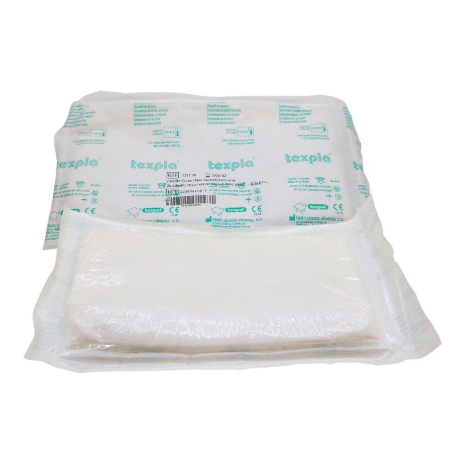 Compresa estéril TNT: 10x20 cm (40x40 cm)