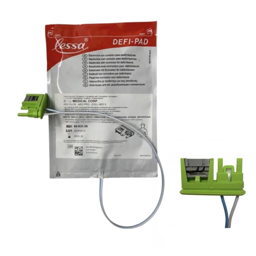 Electrodos pediátricos para desfibriladores Zoll AED Plus/Pro