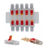 Adaptador multif. electrodos de corchete o tipo TAB con conexión hembra 3-4mm. Pack 10 uds