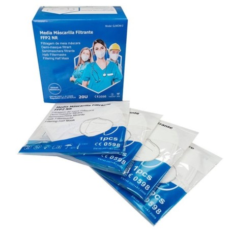 Mascarilla FFP2 Blanca 20Ud