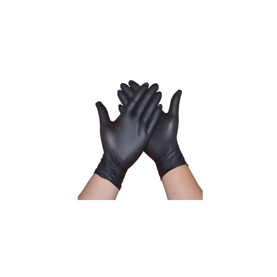 Guante látex SANTEX 5.5g. Negro S/P 100u. Ver tallas.