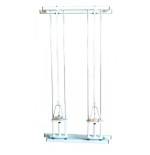 Juego de poleas dobles de pared.