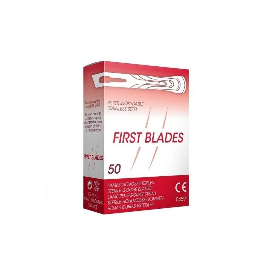 Gubias Estériles First Blades nº2. Caja 50 uds.
