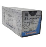 Sutura Ethicon PROLENE monofil. azul 2/0 90cm C/12 uds.