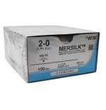 Sutura Ethicon MERSILK seda negra 2/0 100cm C/12