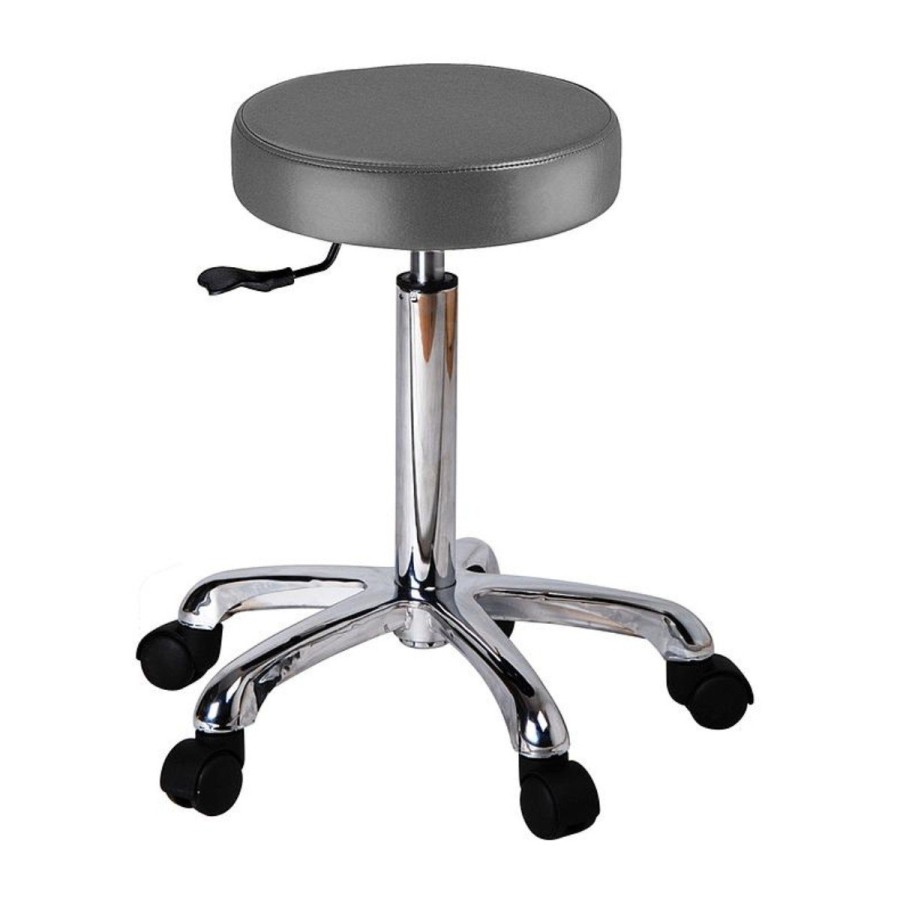 Taburete redondo gris FAST.