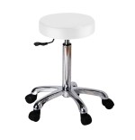 Taburete redondo blanco FAST.