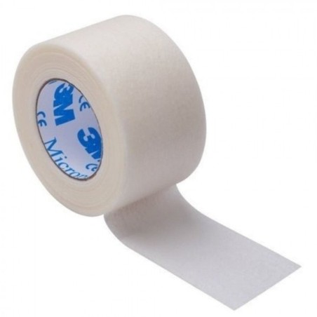 Esparadrapo papel MICROPORE 3M Blanco 6u.