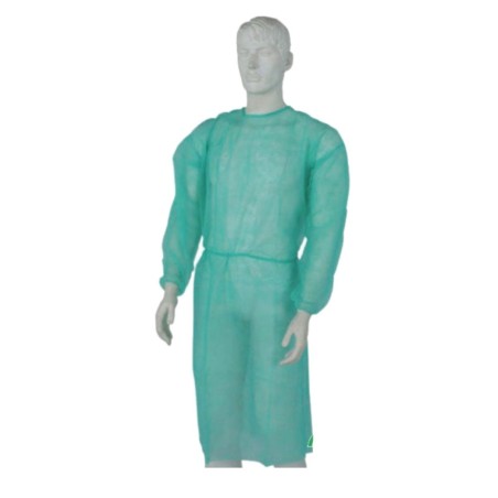 Bata sanitaria pp 20gr Verde t/ única 10u.