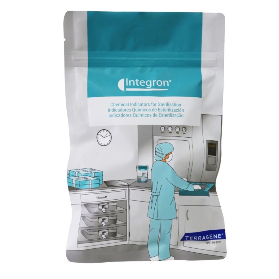 Control químico integrador vapor (dual 121-134ºC) 200u