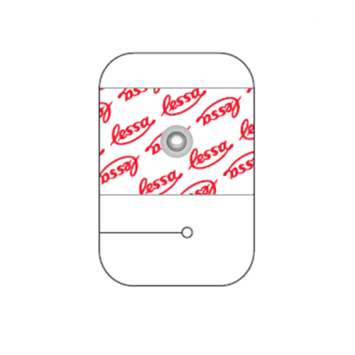 Electrodos ECG corchete foam adh. 44x28mm 500 uds Entrega 24 a 48 horas.