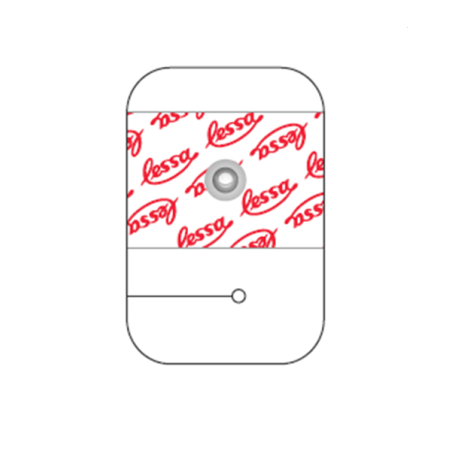 Electrodos ECG corchete foam adh. 44x28mm 500 uds Entrega 24 a 48 horas.