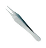 Pinzas de disección Adson sin dientes micro 1.2 mm 12 cm