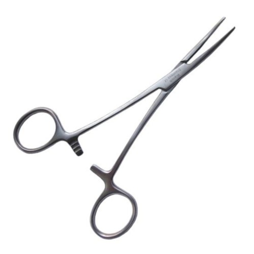 Pinza Hemostática Crille 14 cm para comprimir vasos sanguíneos