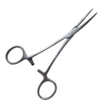 Pinza Hemostática Crille 14 cm para comprimir vasos sanguíneos
