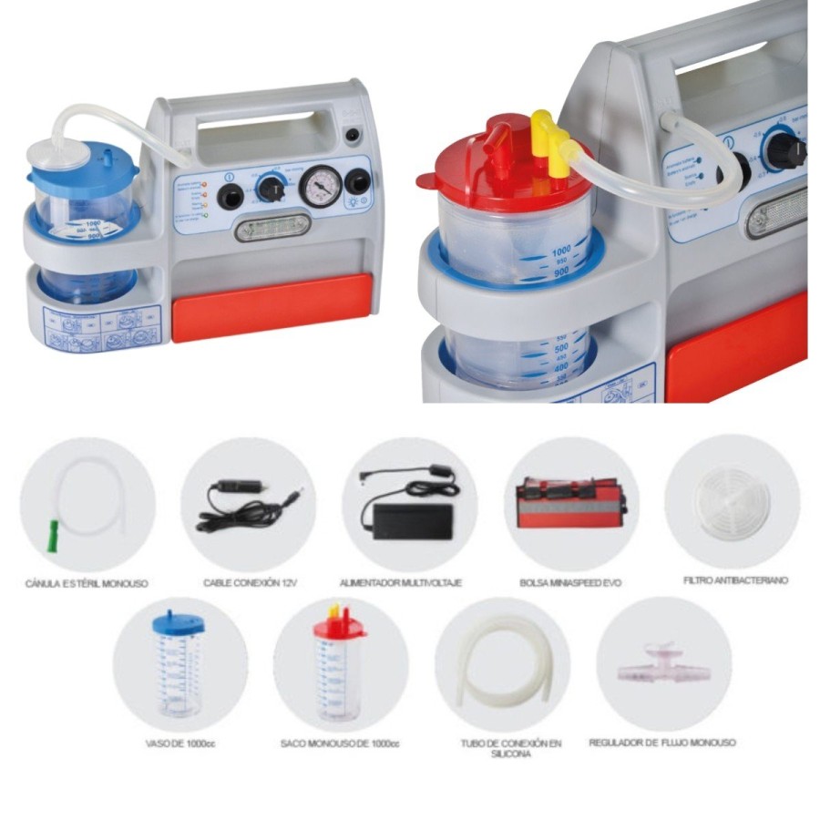 Aspirador profesional MINIASPEED Battery Evo.