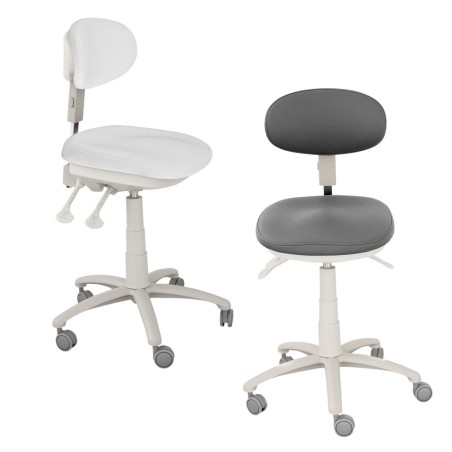 Taburete Sway Elegante con Respaldo Envolvente