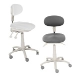 Taburete Sway Elegante con Respaldo Envolvente