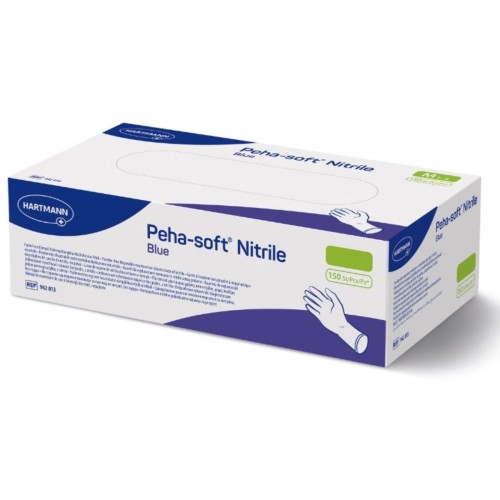 Guantes de Nitrilo Azul Desechables Peha-Soft - 150 Uds.